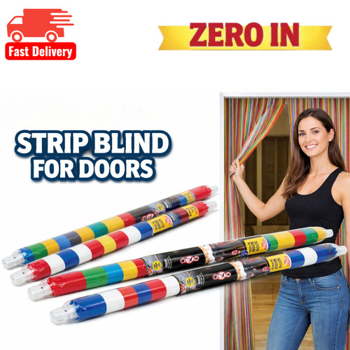 Coloured pvc strip blind fly - strip,