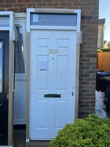 Composite front door and - front,
