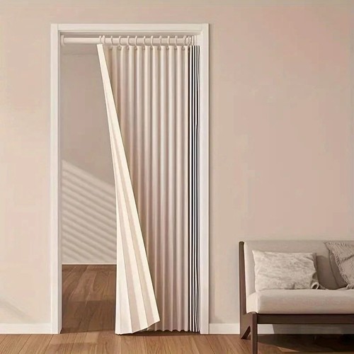 Pvc folding door oak effect - pvc,