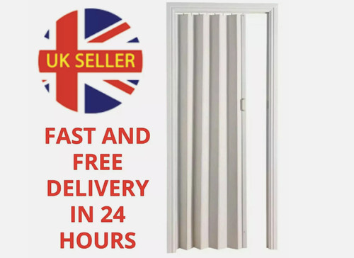 Folding door white pvc - white,