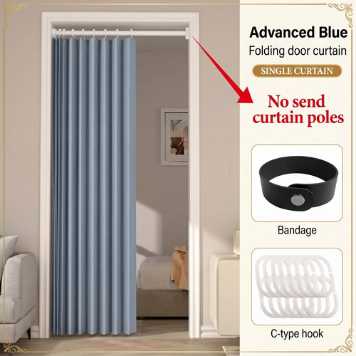 Pvc folding door oak effect - pvc,