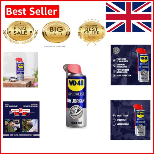 Wd40 dry lubricant spray 400ml - lubricant,
