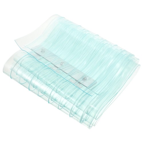 Light green reusable pvc door - reusable,