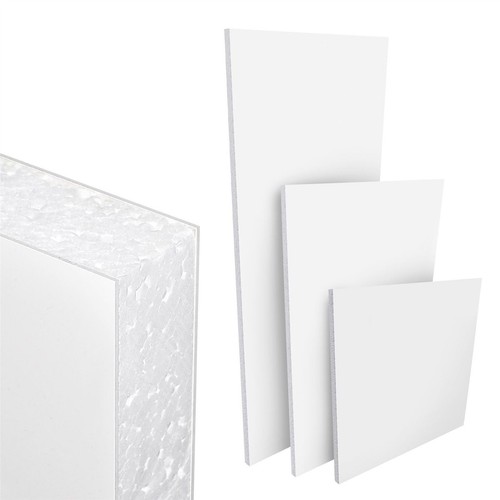 White upvc door panel - white,