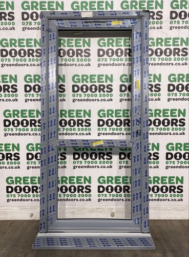 Grey upvc back door pvc - upvc,