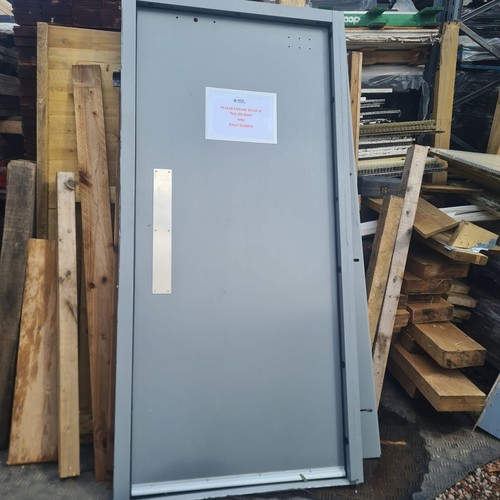 Steel door complete - complete, frame