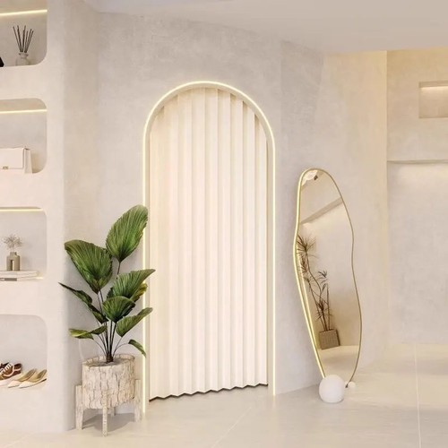 Pvc folding door oak - pvc,