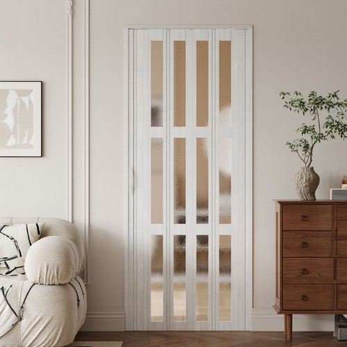 Folding door white matte - white,