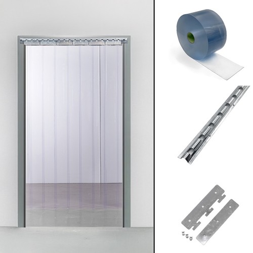 Clear pvc door - clear,